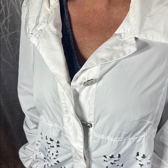Etcetera White Jacket With Transparent Details - Picture 3 of 8
